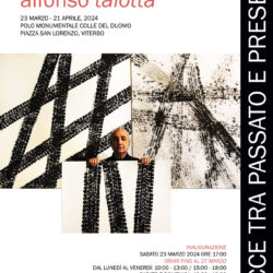 Tracce tra passato e presente – mostra personale Alfonso Talotta – locandina